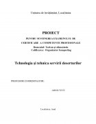 Atestat Tehnologia și tehnica servirii deserturilor - imaginea1