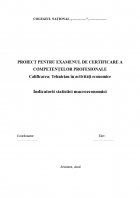 Atestat Indicatorii statistici macroeconomici - imaginea1