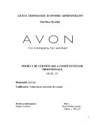 Atestat Politica de produs a firmei Avon Cosmetics Romania - imaginea1