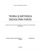 Atestat Teoria si metodica dezvoltarii fortei - imaginea1
