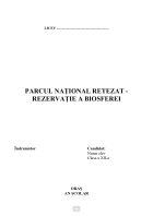 Atestat Parcul Național Retezat - imaginea2