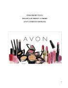 Atestat Politica de produs a firmei Avon Cosmetics Romania - imaginea2
