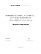 Atestat Tehnologia de obtinere a painii - imaginea1