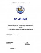 Atestat Politica de produs a companiei Samsung - imaginea1