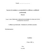 Atestat Caracterizarea impozitelor indirecte sursă de venit la bugetul de statului - imaginea1