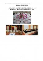 Atestat Servirea si organizarea meselor de banchet, receptii si cocktailuri - imaginea2