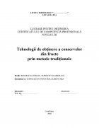 Atestat Tehnologii de obținere a conservelor din fructe  prin metode tradiționale - imaginea1