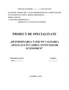 Atestat Determinarea TVA-ului în cadrul entităților economice - imaginea1