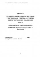 Atestat Servirea si organizarea meselor de banchet, receptii si cocktailuri - imaginea1